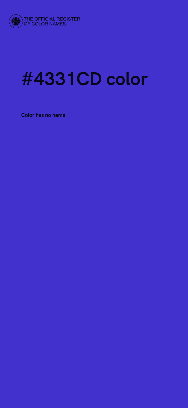 #4331CD color image