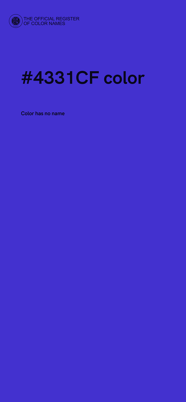 #4331CF color image
