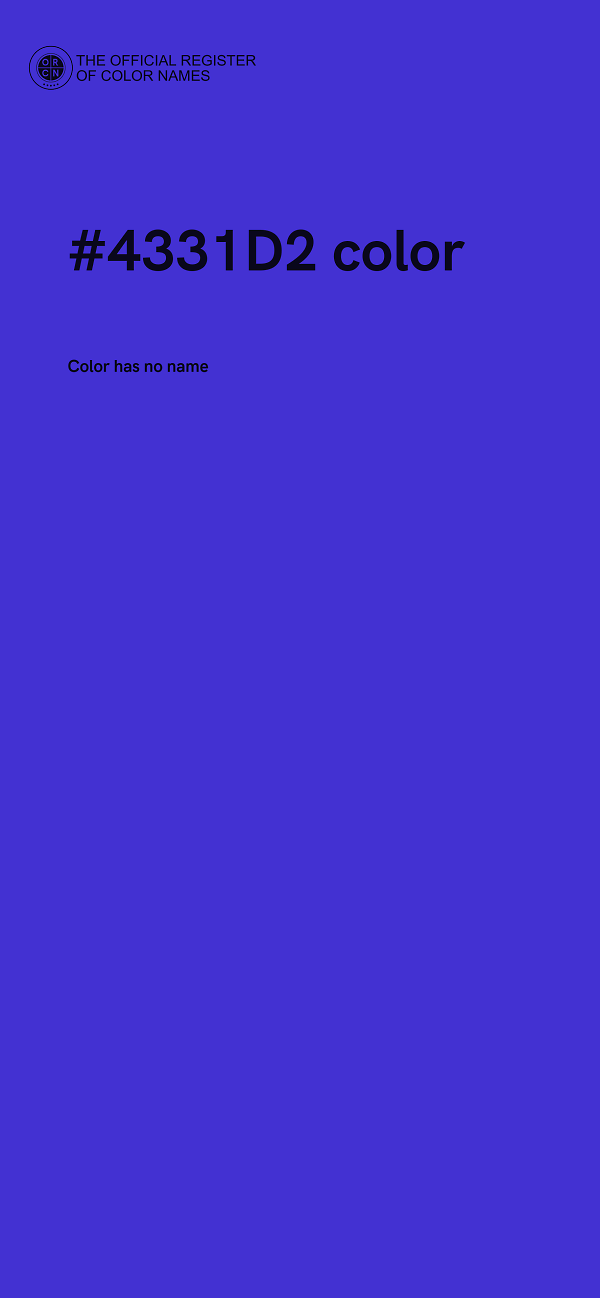 #4331D2 color image
