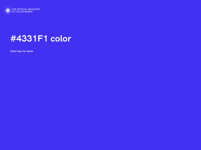 #4331F1 color image