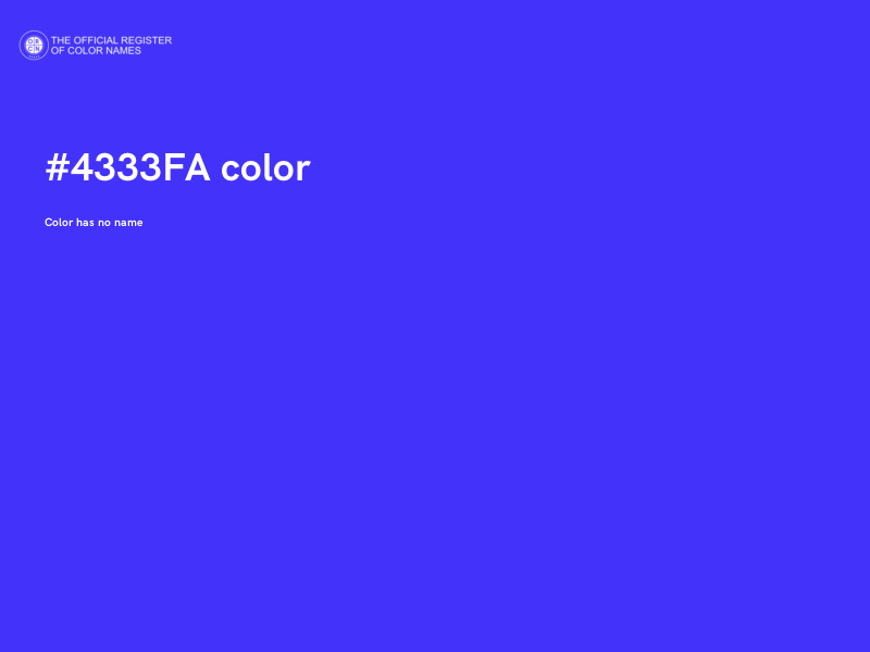 #4333FA color image