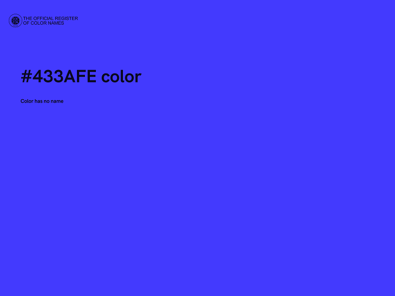 #433AFE color image