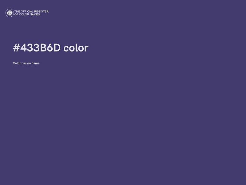 #433B6D color image