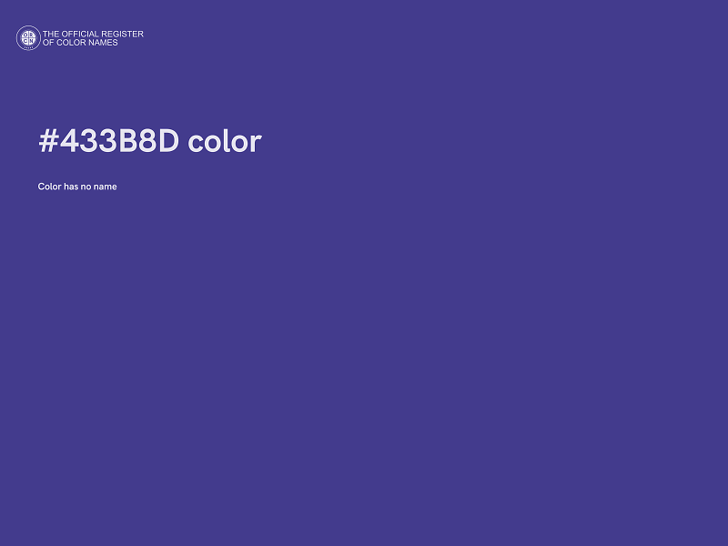 #433B8D color image