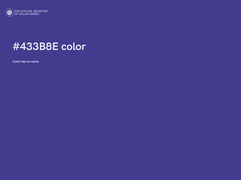 #433B8E color image