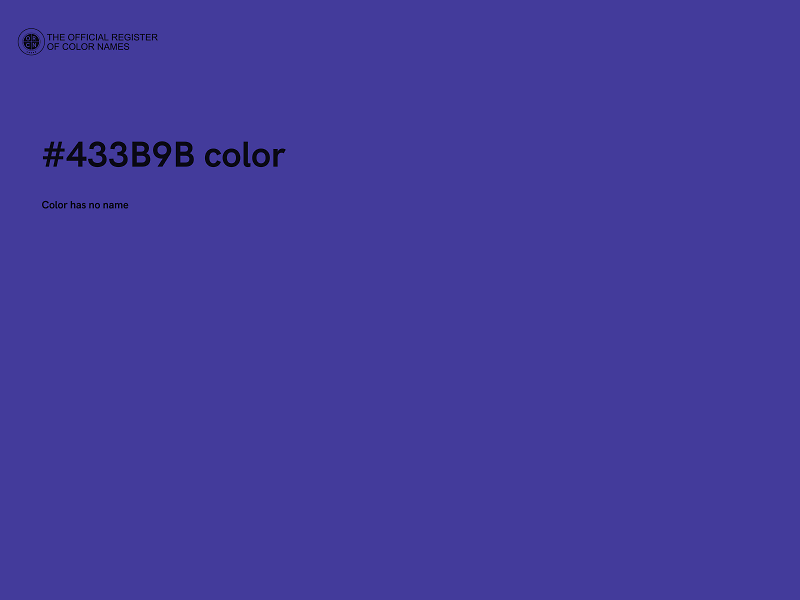 #433B9B color image