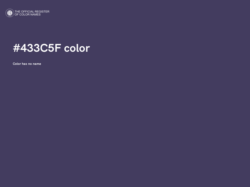 #433C5F color image