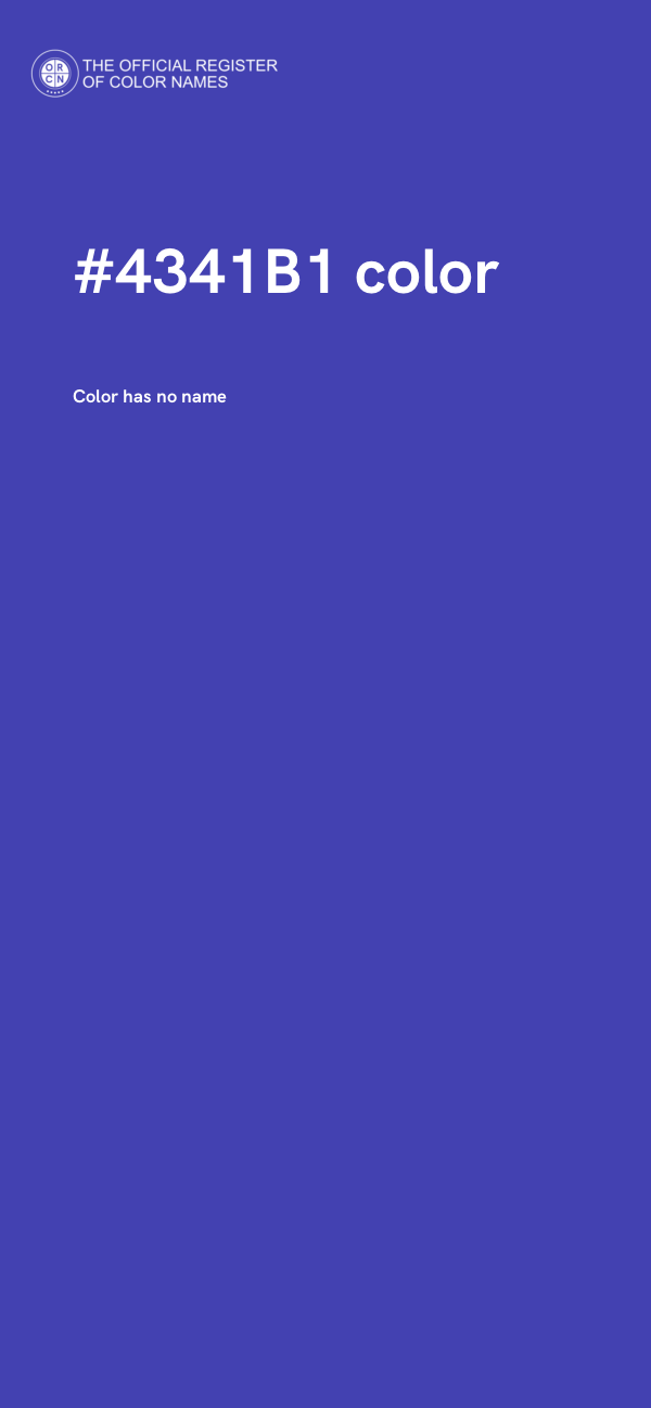 #4341B1 color image