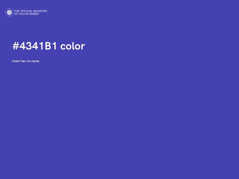 #4341B1 color image