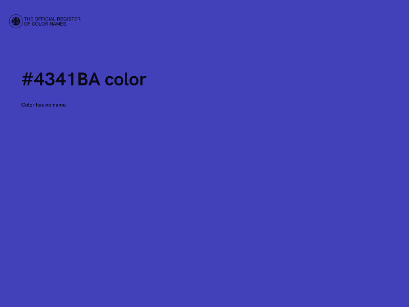 #4341BA color image