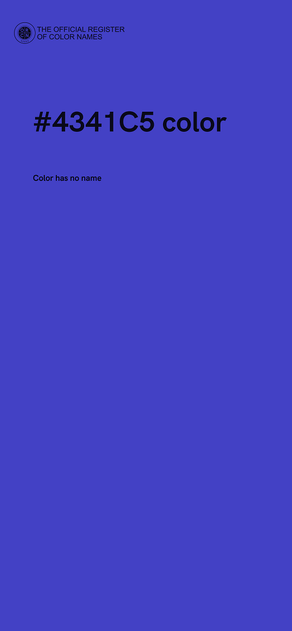 #4341C5 color image