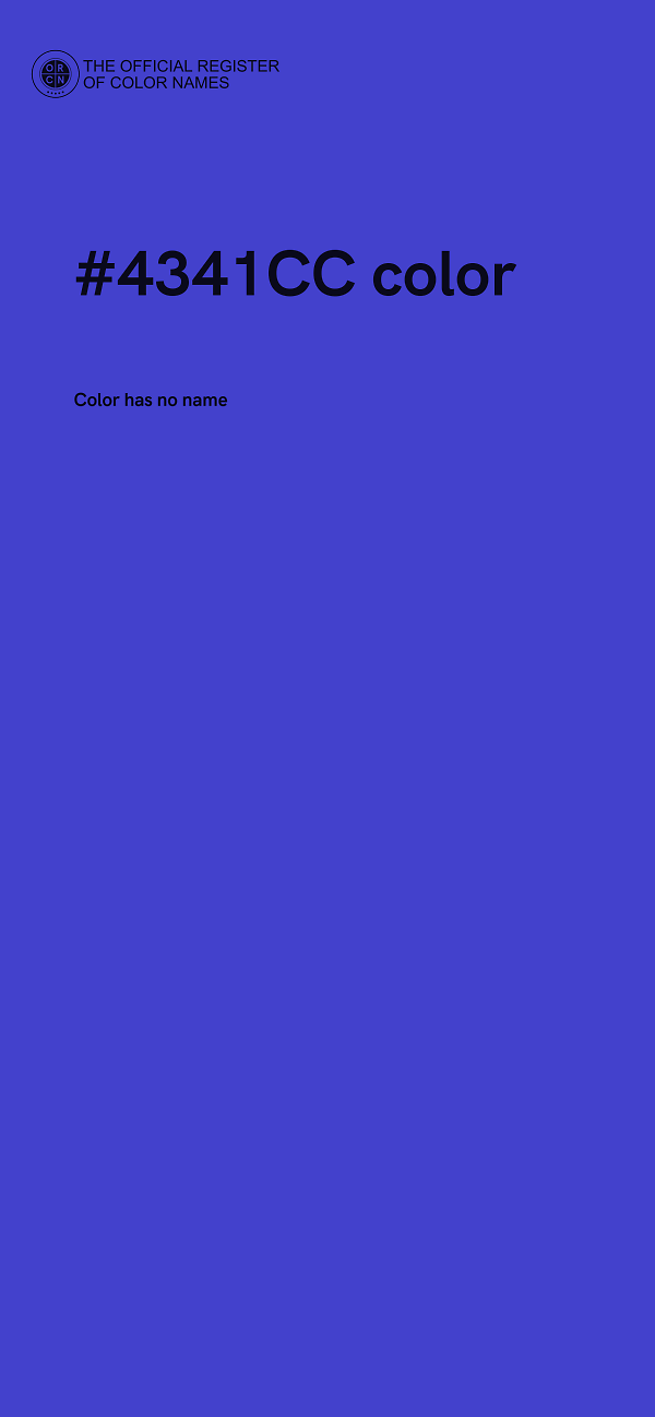 #4341CC color image