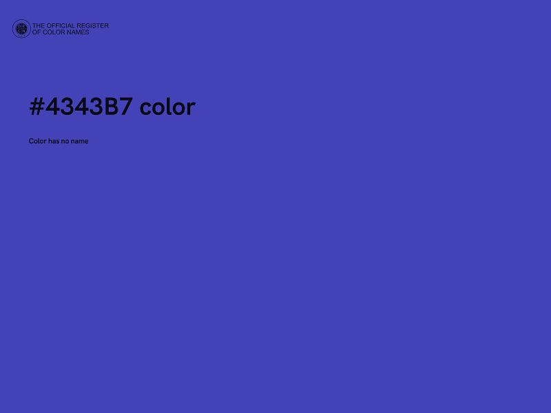 #4343B7 color image
