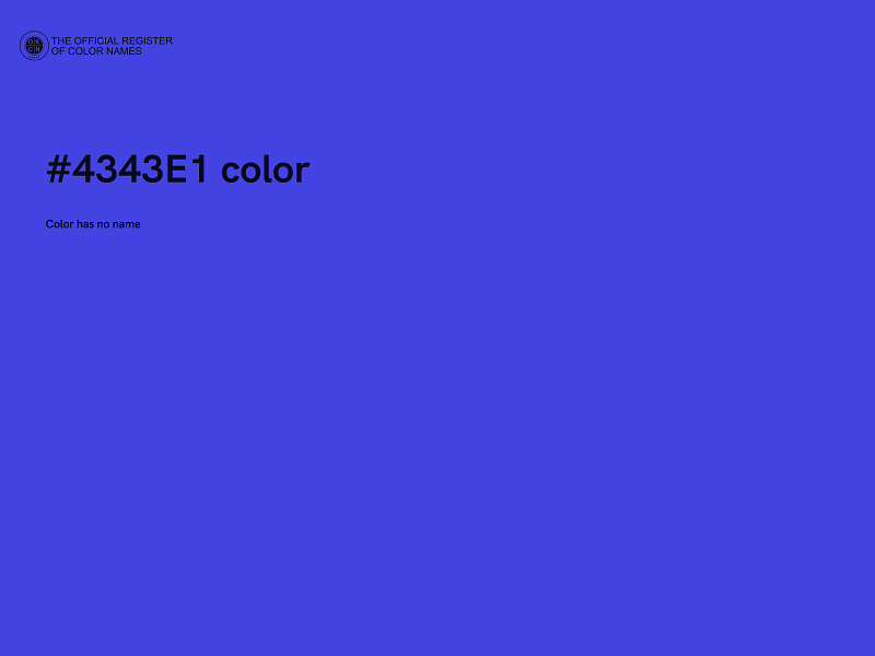 #4343E1 color image