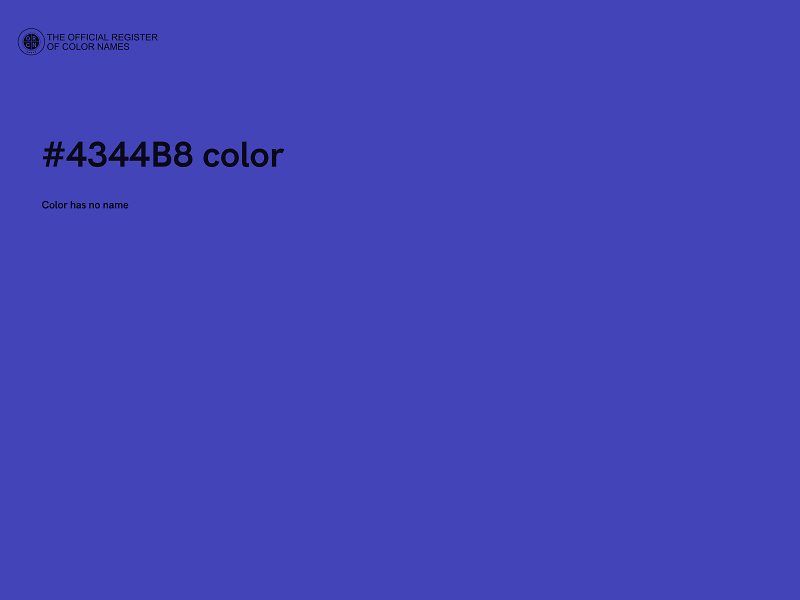 #4344B8 color image