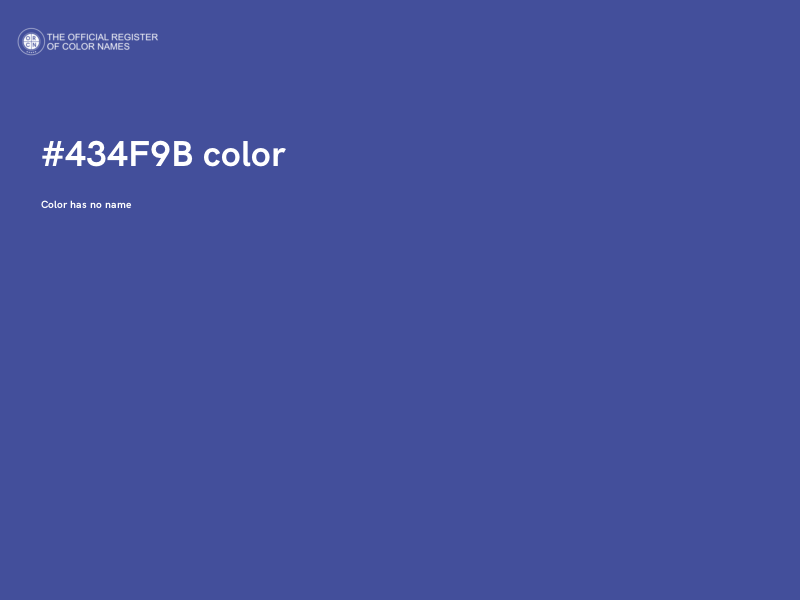 #434F9B color image