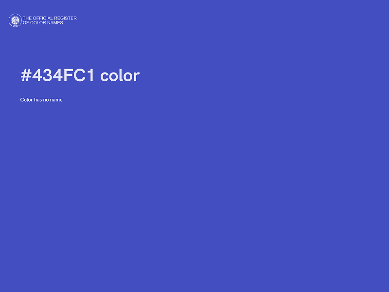 #434FC1 color image
