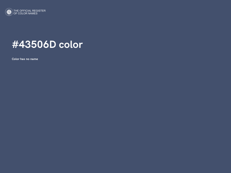 #43506D color image