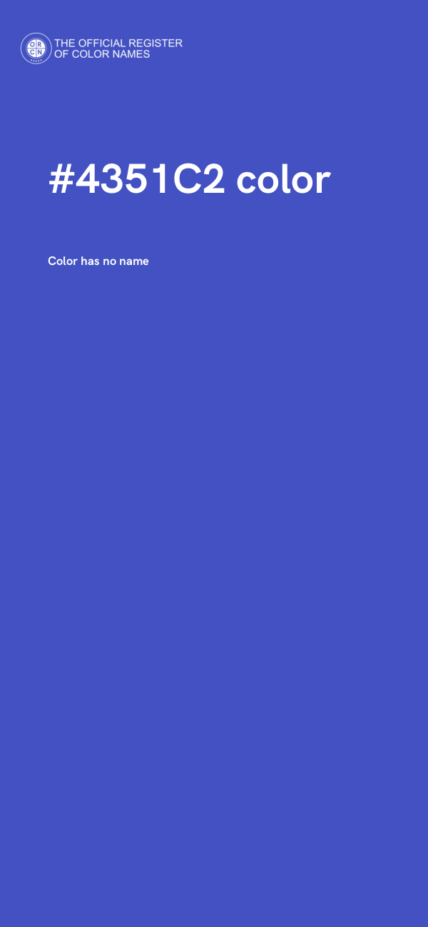 #4351C2 color image