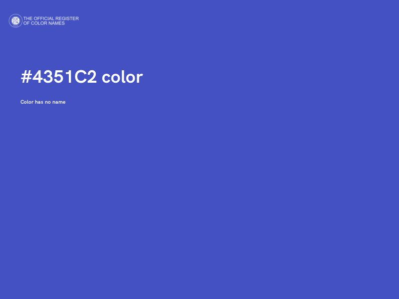 #4351C2 color image