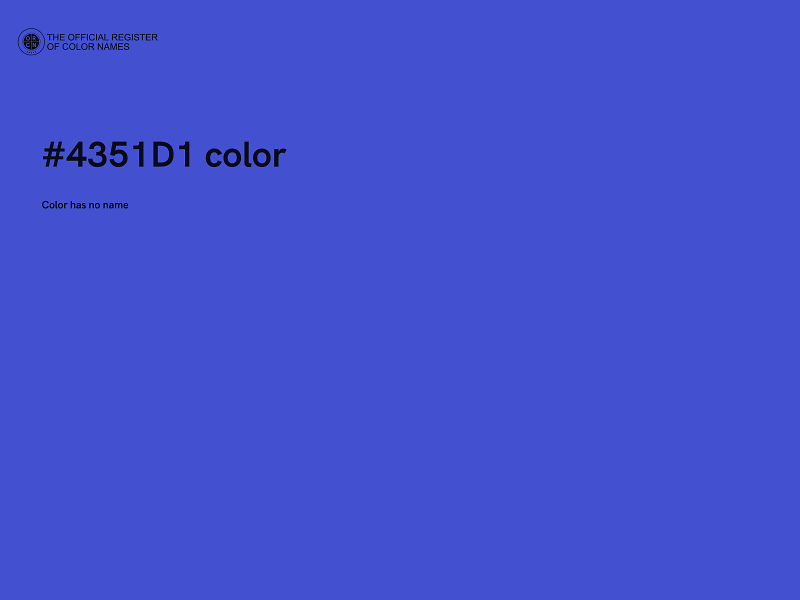 #4351D1 color image