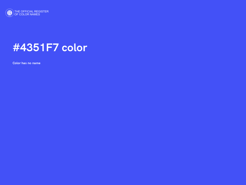 #4351F7 color image