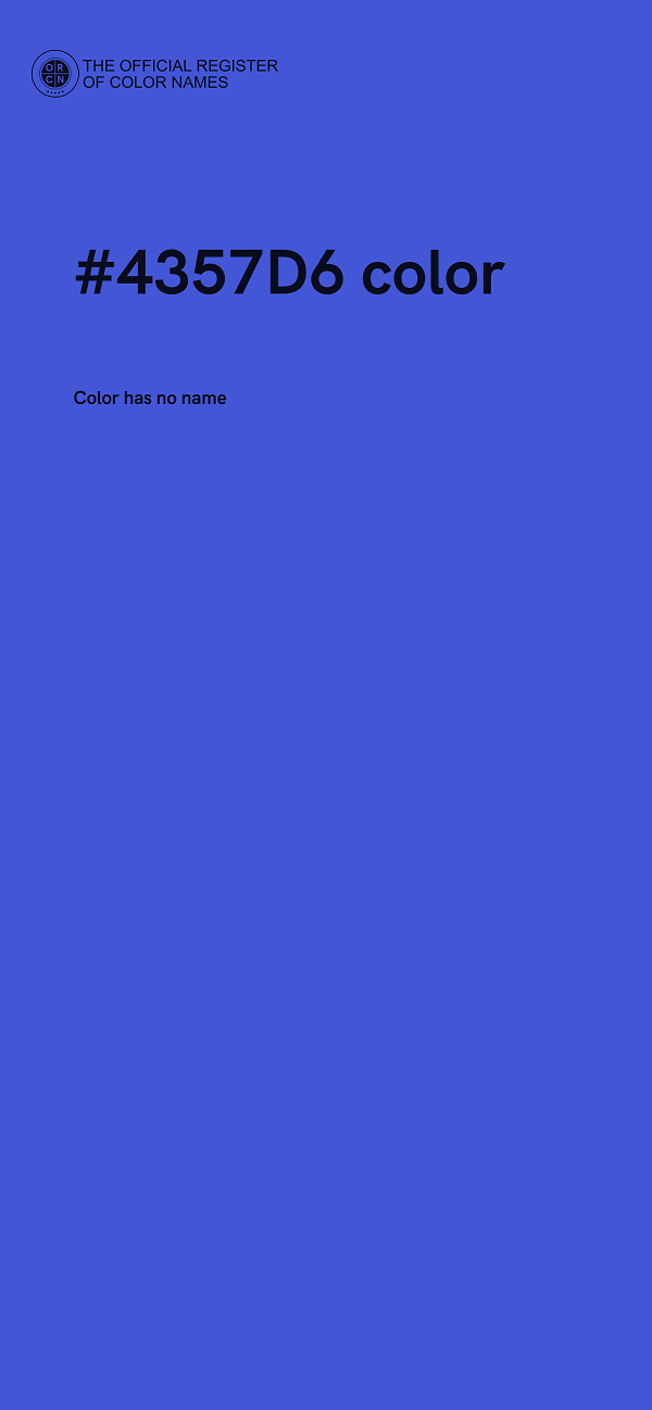 #4357D6 color image