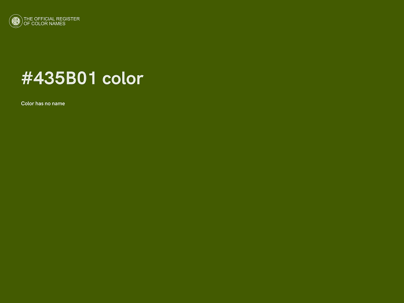 #435B01 color image