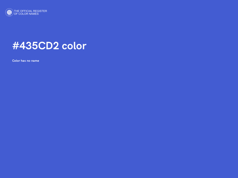 #435CD2 color image