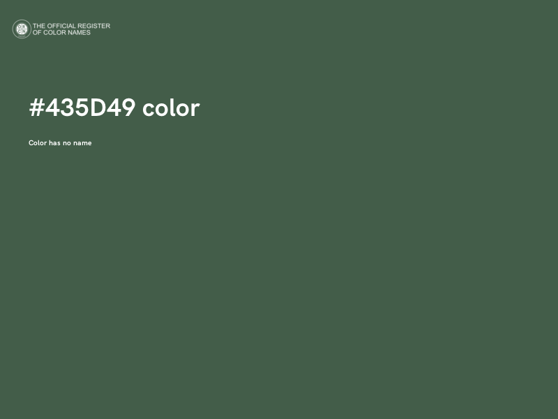 #435D49 color image