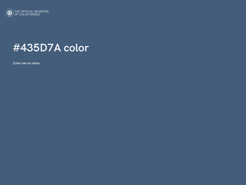 #435D7A color image