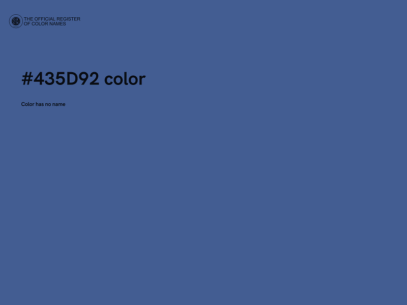 #435D92 color image