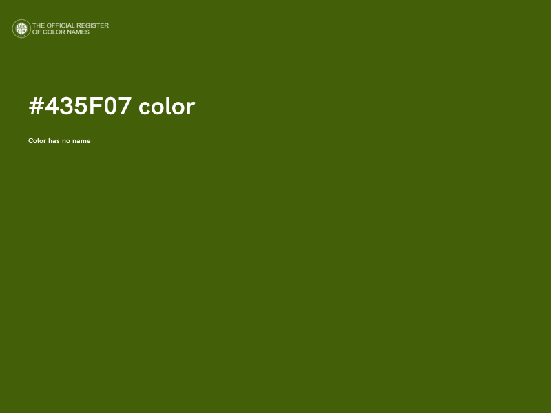 #435F07 color image