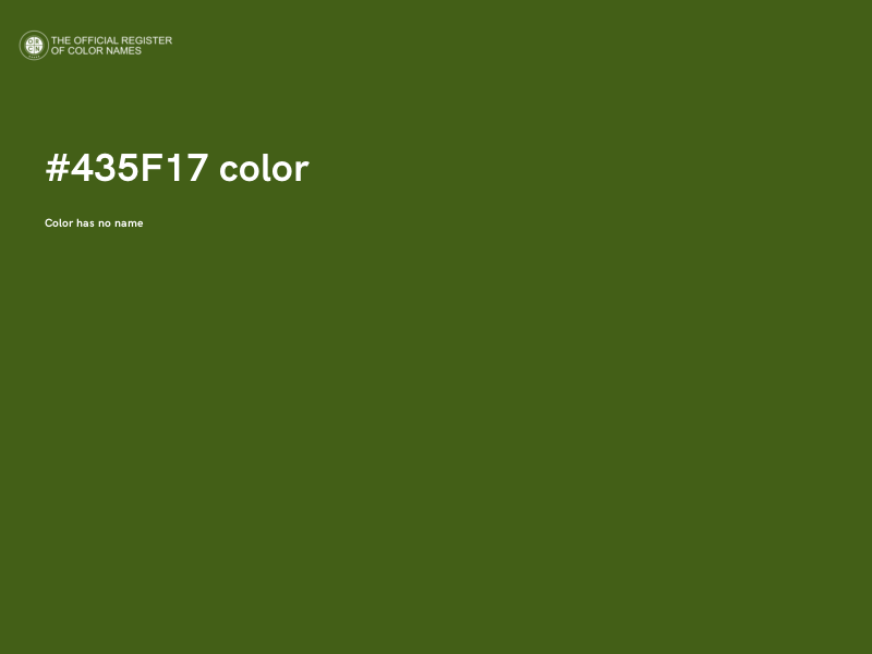 #435F17 color image