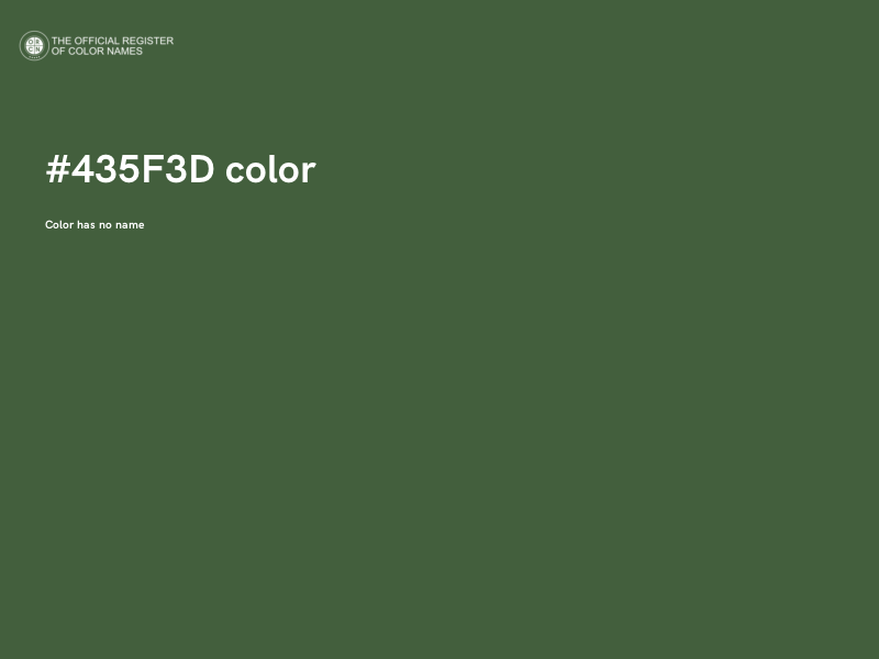 #435F3D color image