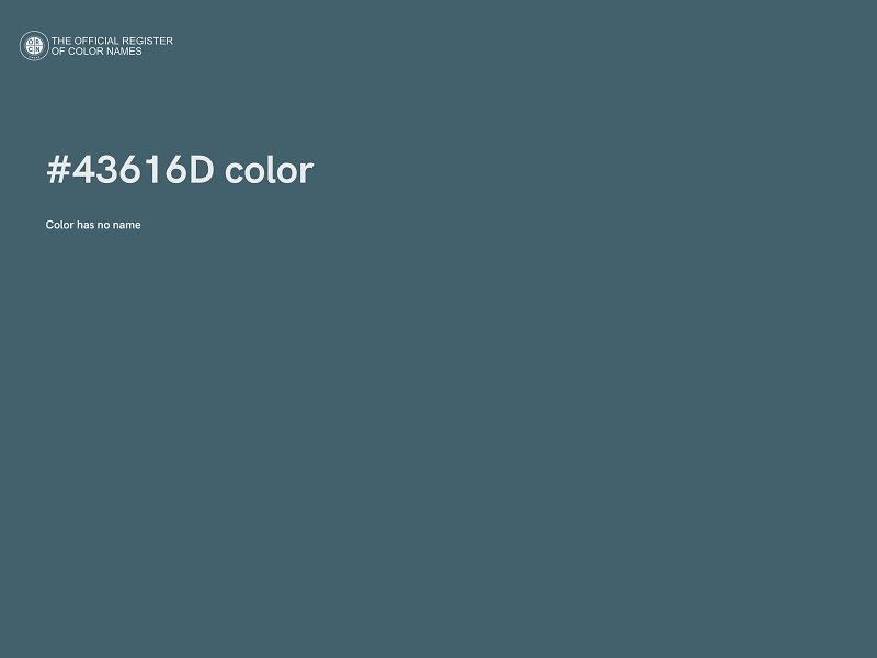 #43616D color image