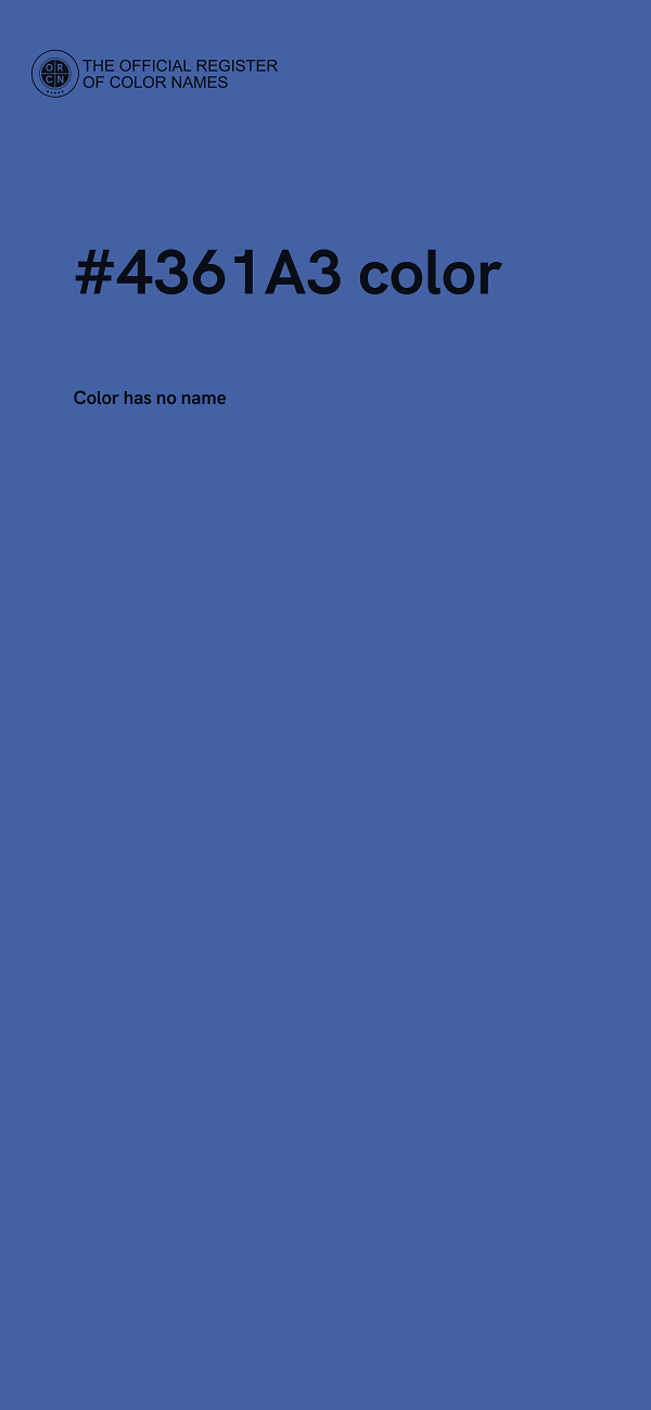#4361A3 color image