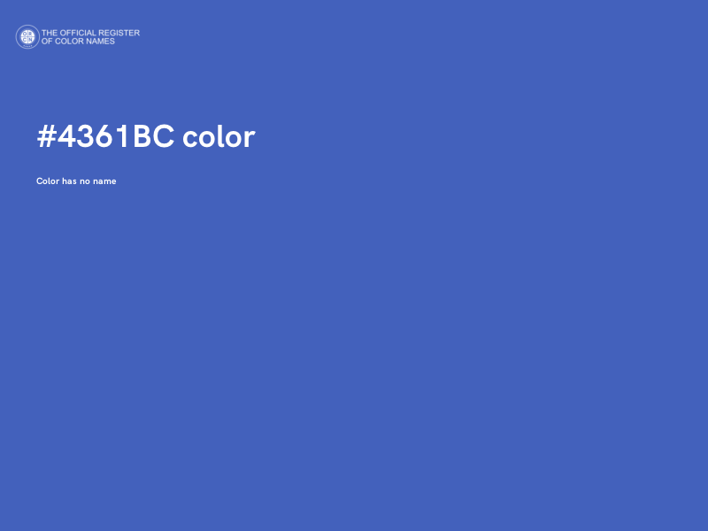 #4361BC color image