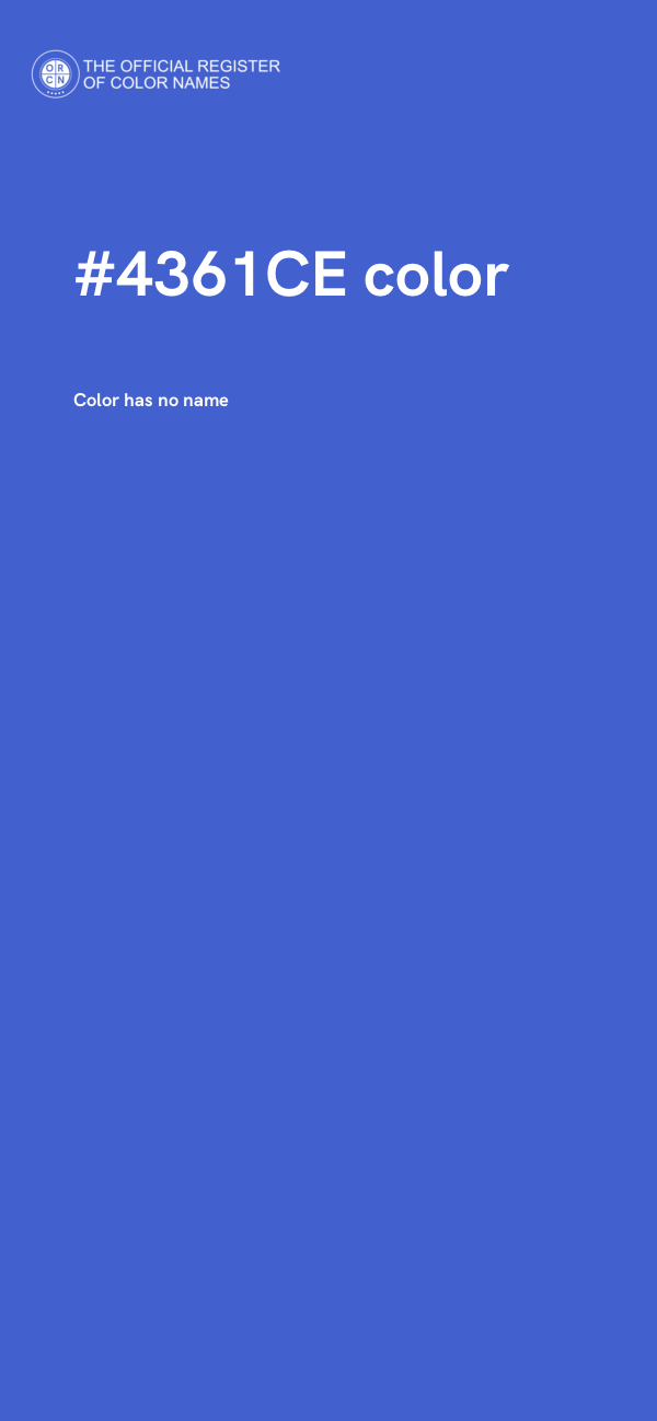 #4361CE color image