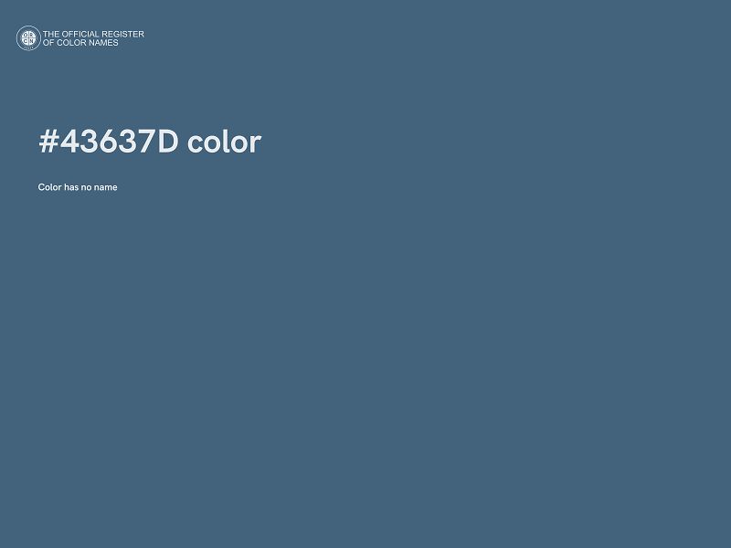#43637D color image