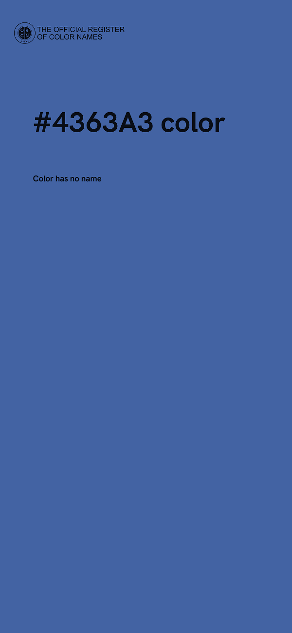 #4363A3 color image