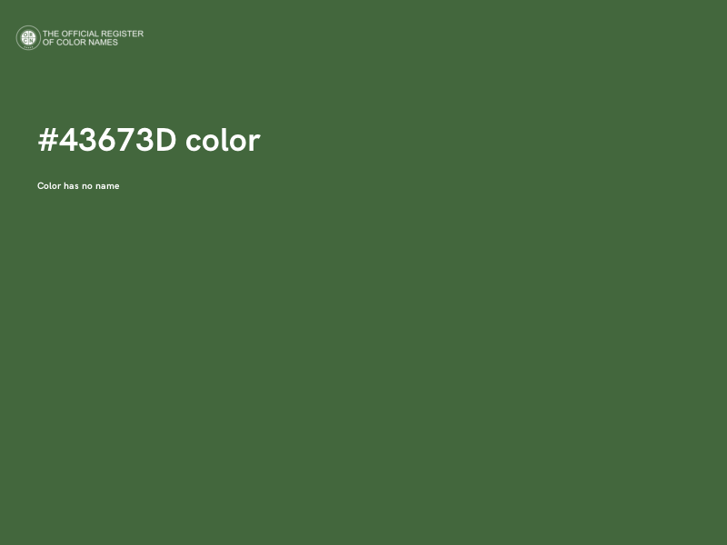#43673D color image