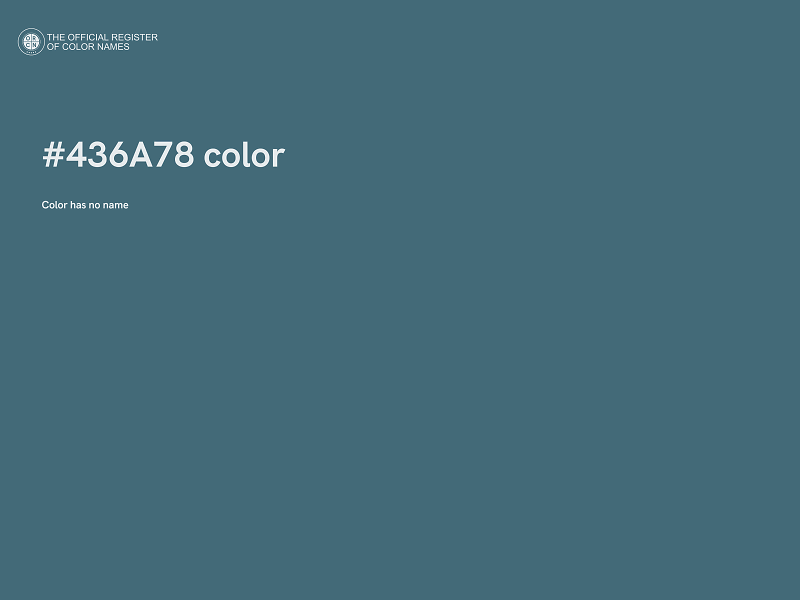 #436A78 color image