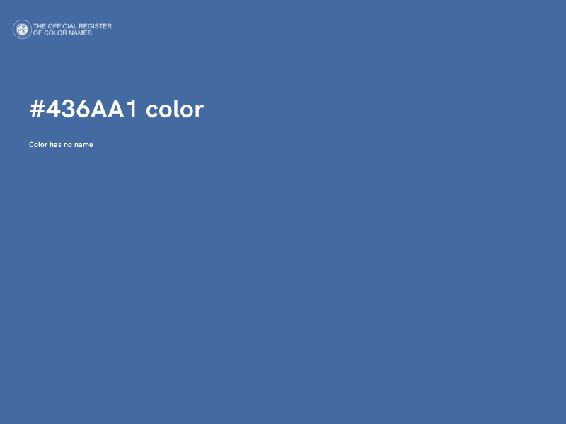 #436AA1 color image