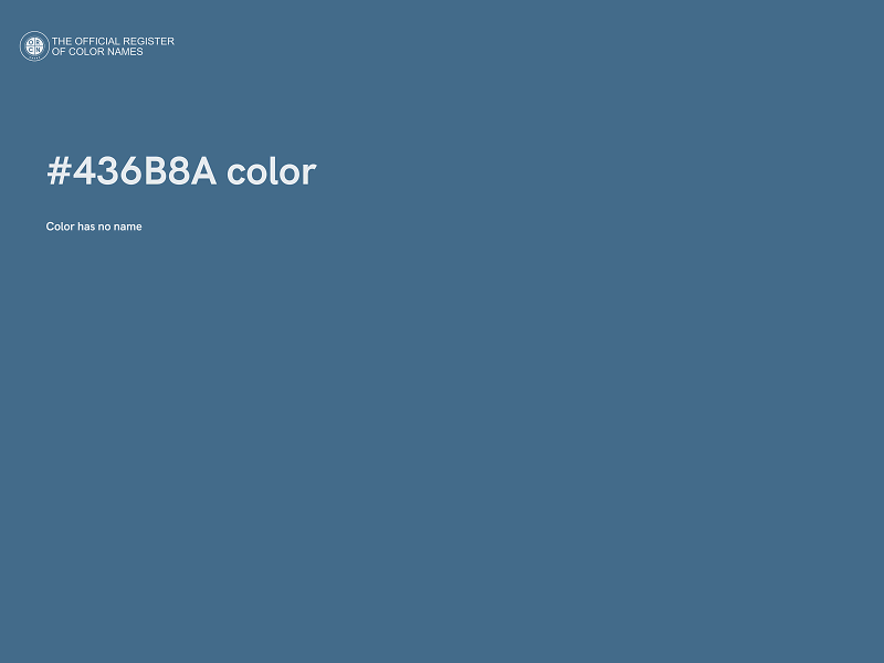 #436B8A color image