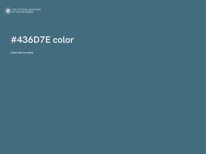 #436D7E color image