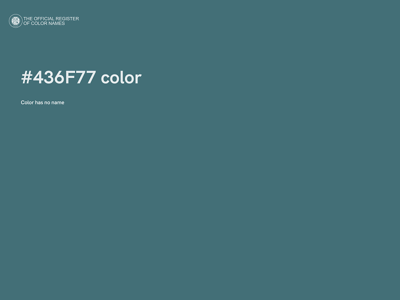 #436F77 color image