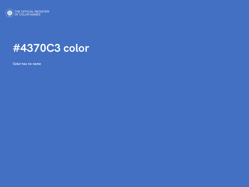 #4370C3 color image