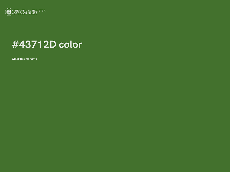 #43712D color image