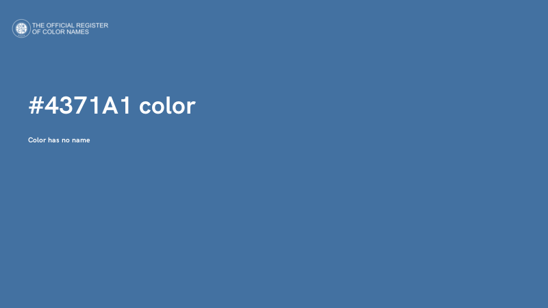 #4371A1 color image